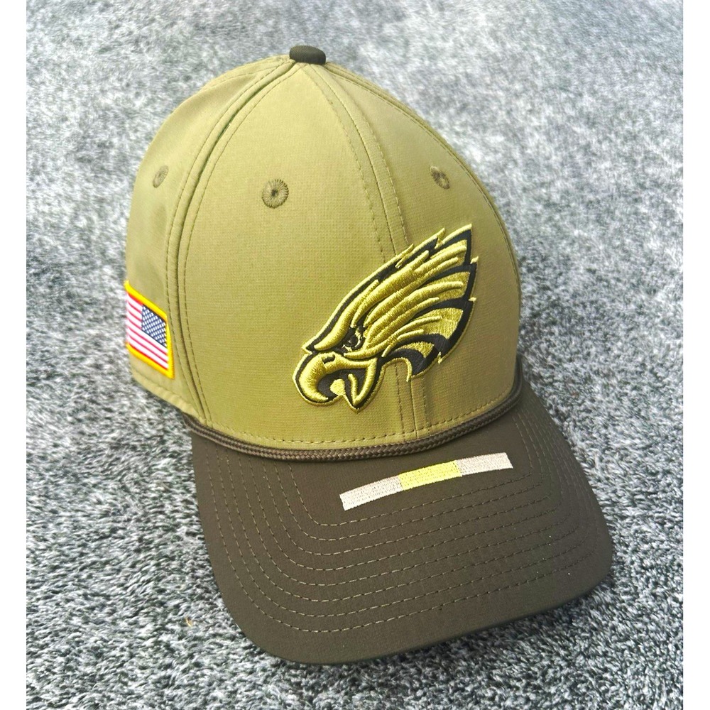 Philadelphia Eagles New Era 39THIRTY M/L Salute To Service NFL Military Hat